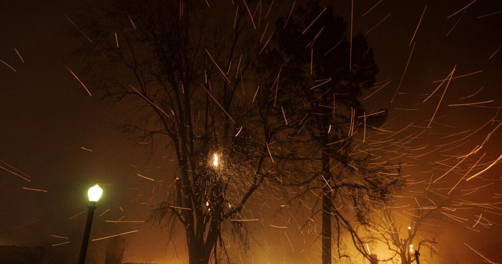 99-mph winds bring night of terror as fires rock SoCal communities