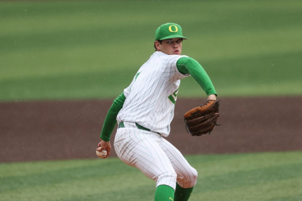 No. 11 Oregon baseball suffers another brutal loss, leaves 14 on base against Rhode Island