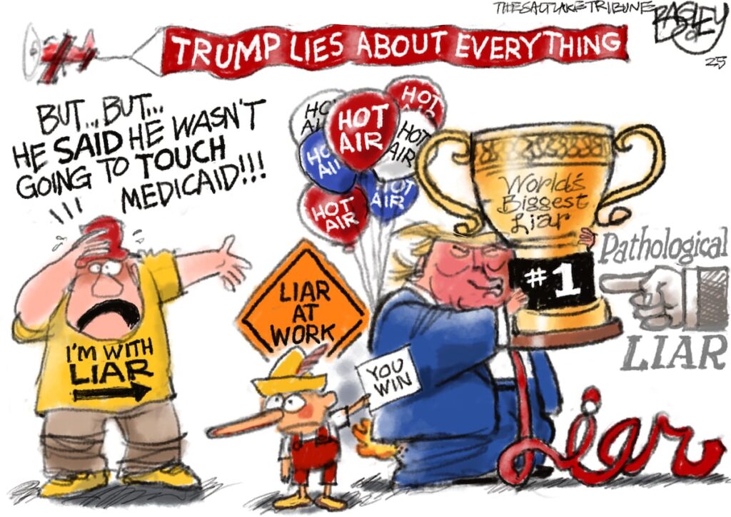 Bagley Cartoon: You Knew He Was a Snake