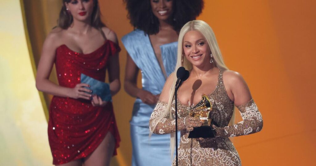 Beyoncé wins Grammy for album of the year