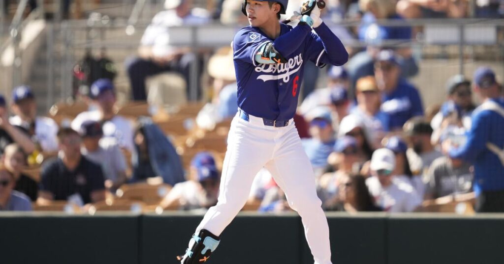 Dodgers giving rookie Hyeseong Kim every chance to succeed