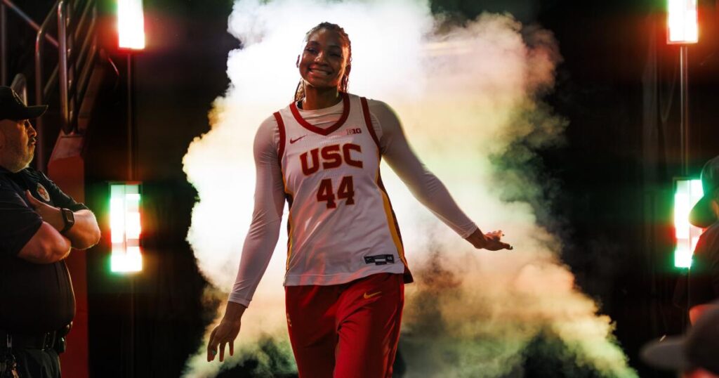 Kiki Iriafen learns to fit in just fine with USC women's basketball