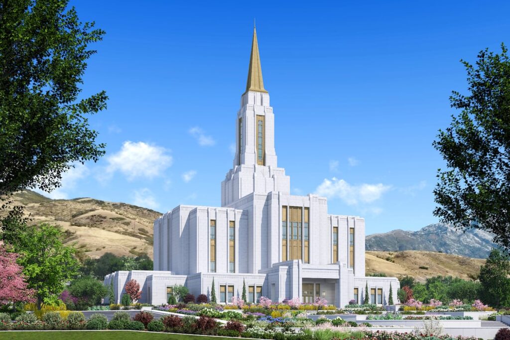LDS Church releases rendering of Utah's Lehi Temple