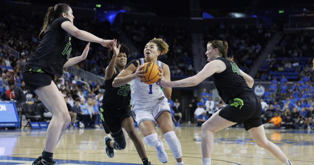 No. 1 UCLA women's basketball barely beats No. 22 Michigan State