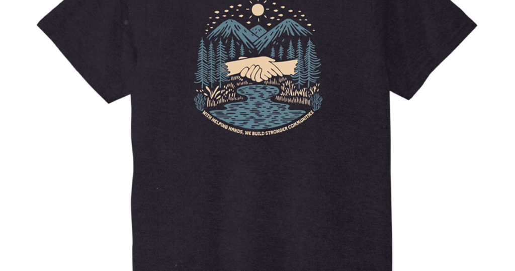 Mountain Mindful launches special T-shirt raising money for flood-affected areas