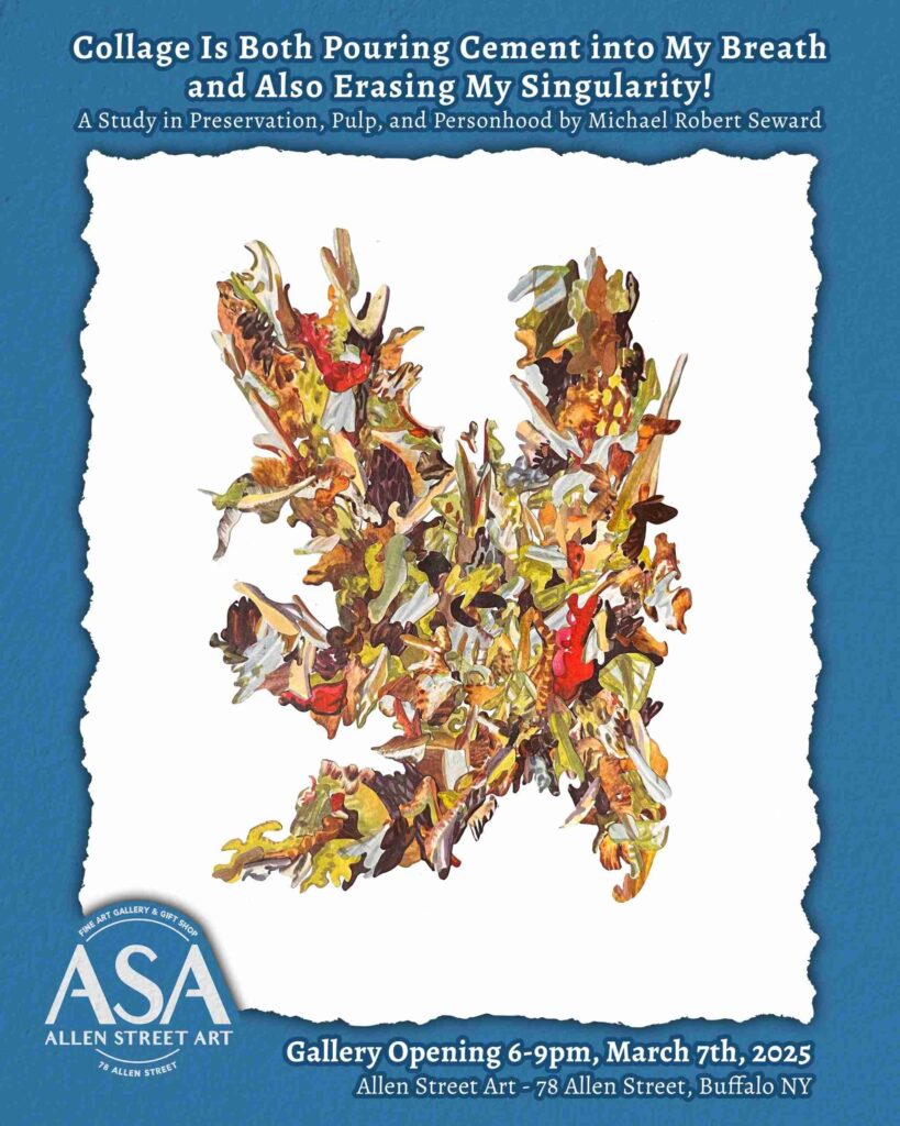 Allen Street Art Opens 2025 Season with Debut Solo Exhibition by Collage Artist Michael Robert Seward