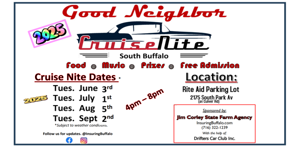 Good Neighbor Cruise Nite - Buffalo Rising
