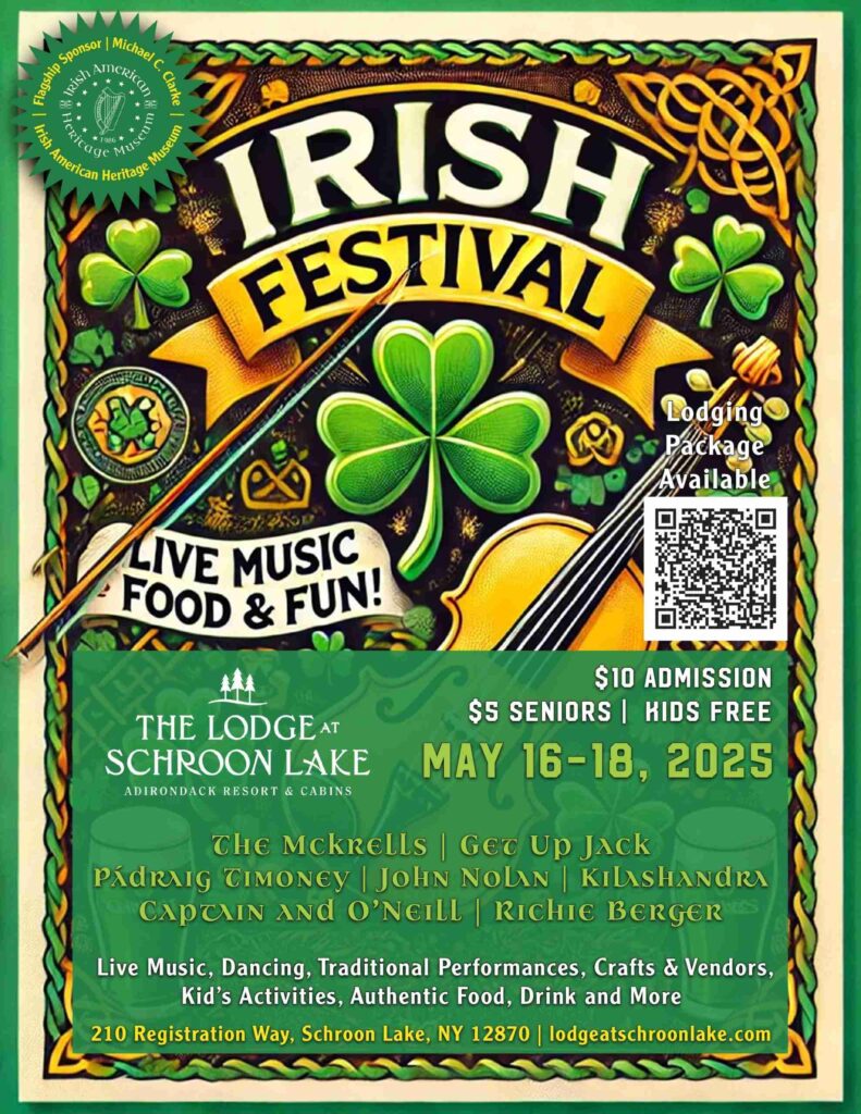 Irish Festival at The Lodge at Schroon Lake