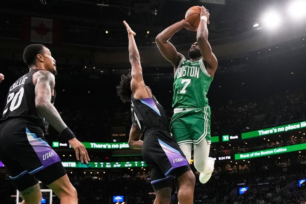 Jazz push Celtics in fourth-quarter comeback, but ultimately succumb to champs