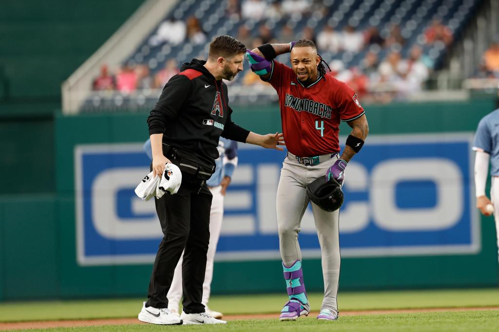 Ketel Marte abandona renqueando juego de Diamondbacks por aparente lesión – Chicago Tribune