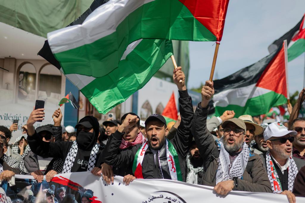 Marroquíes protestan contra Trump y la última ofensiva de Israel en Gaza – Chicago Tribune