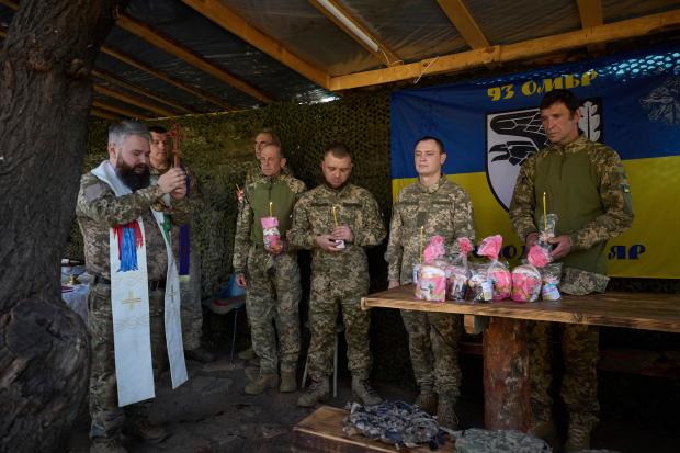 In this photo provided by Ukraine’s 93rd Kholodnyi Yar Separate...