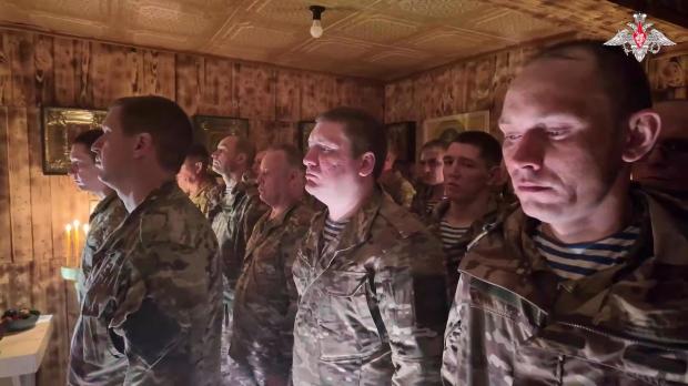 In this image from video distributed by the Russian Defense...