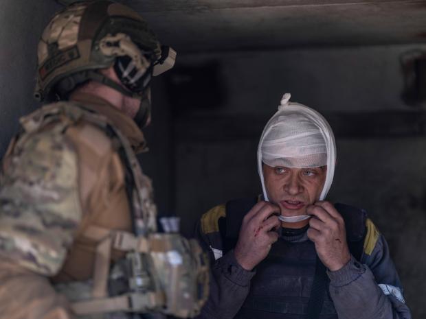 In this photo provided by Ukraine’s 93rd Kholodnyi Yar Separate...
