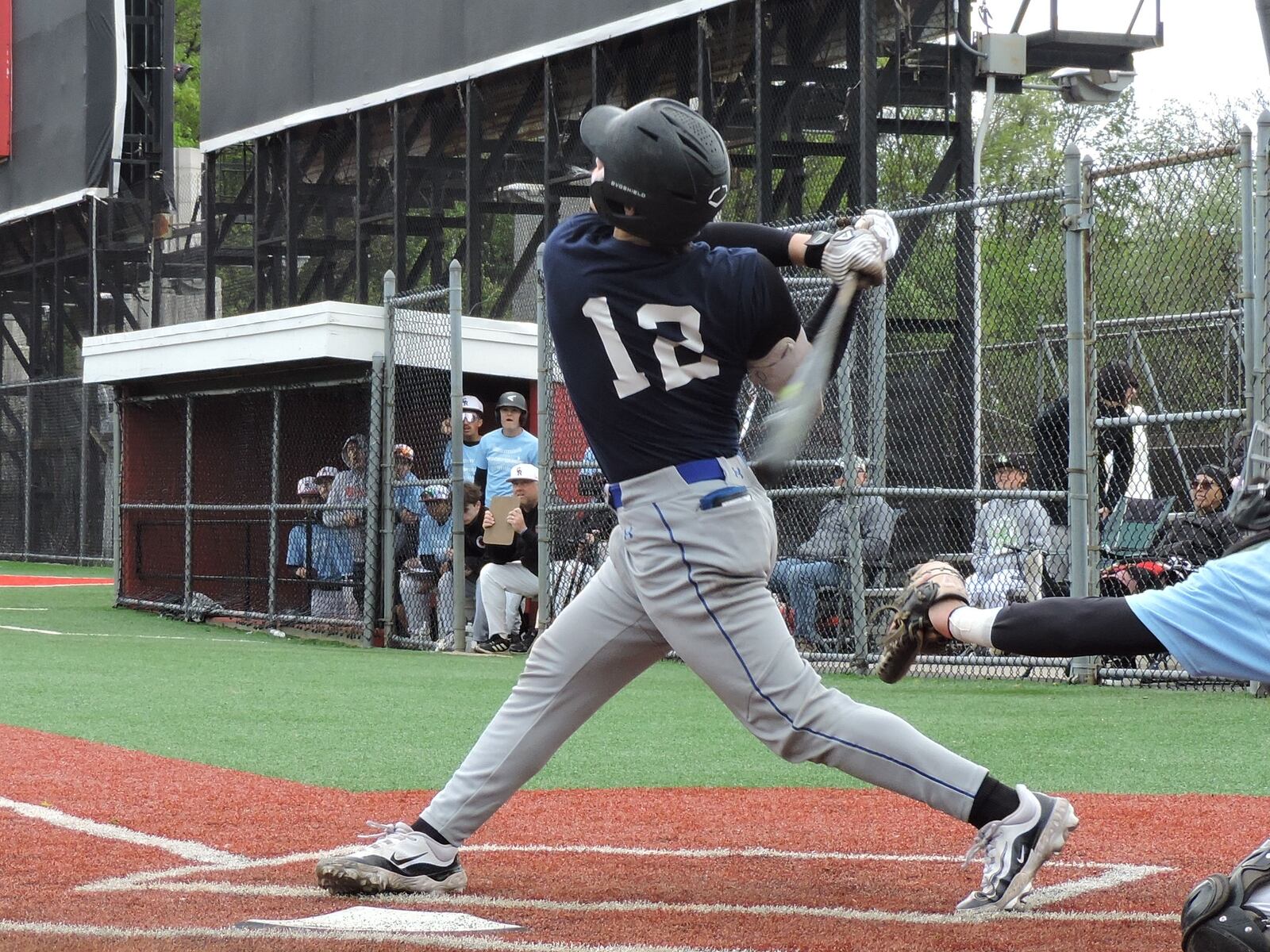 Mickey Gilligan of Passaic Tech takes a swing