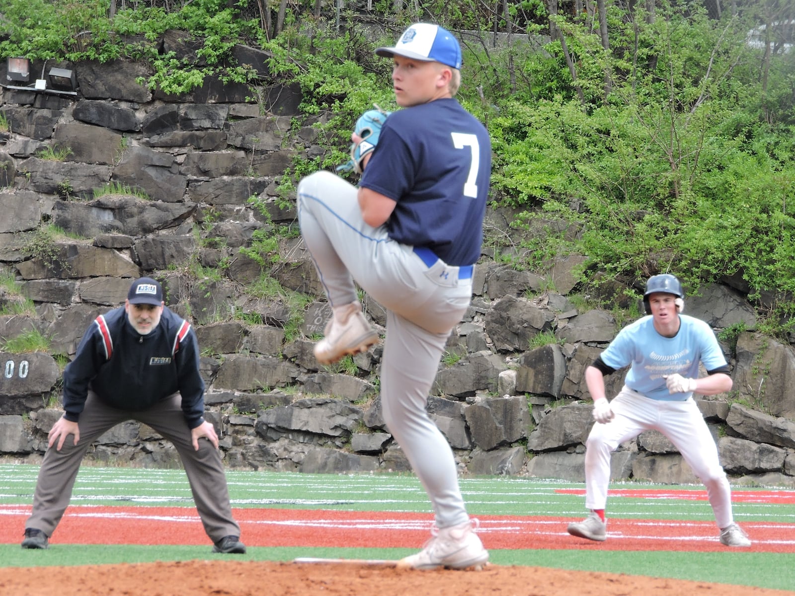 Tyler Harris of Passaic Tech pitches