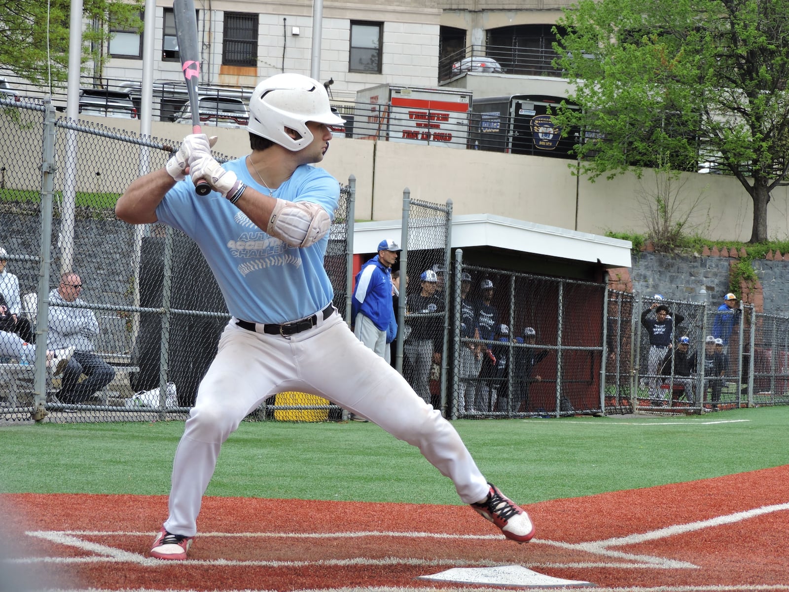 Nick Atme of Glen Rock loads up for a swing
