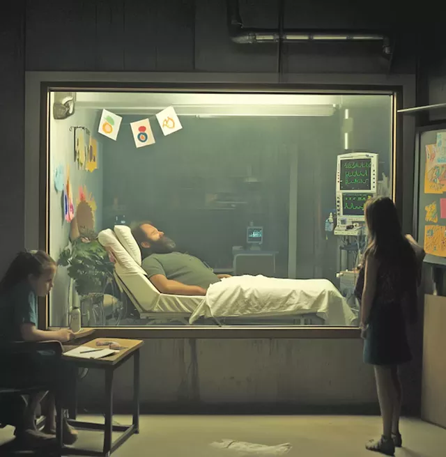 The "Hibernating Man" - COURTESY | AI-GENERATED