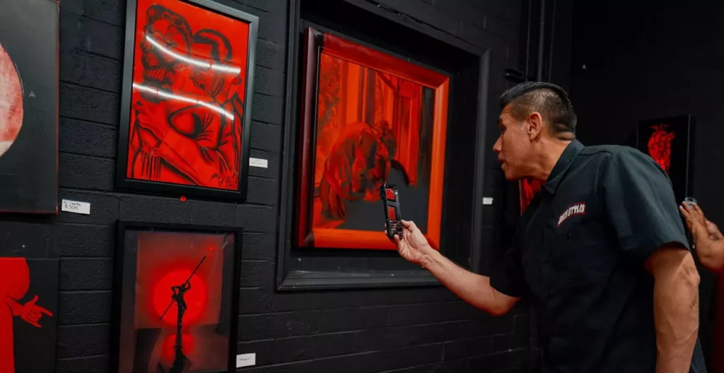 Photos: Tempe Danelle Plaza art show 'Black and Red,' 'Cat Prison'
