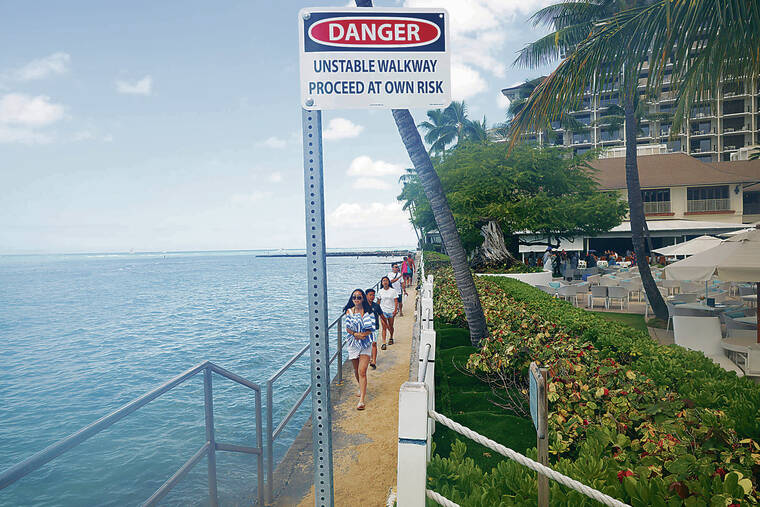 Parts of Hawaii are sinking — Chronic beach loss and infrastructure risks loom