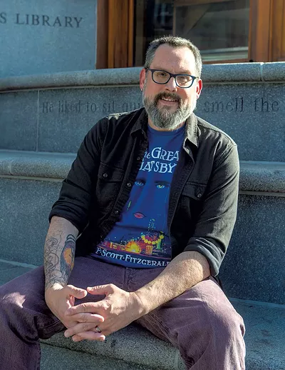 Vermont Humanities executive director Christopher Kaufman Ilstrup in 2020 - FILE PHOTO BY JEB WALLACE-BRODEUR ©️ SEVEN DAYS