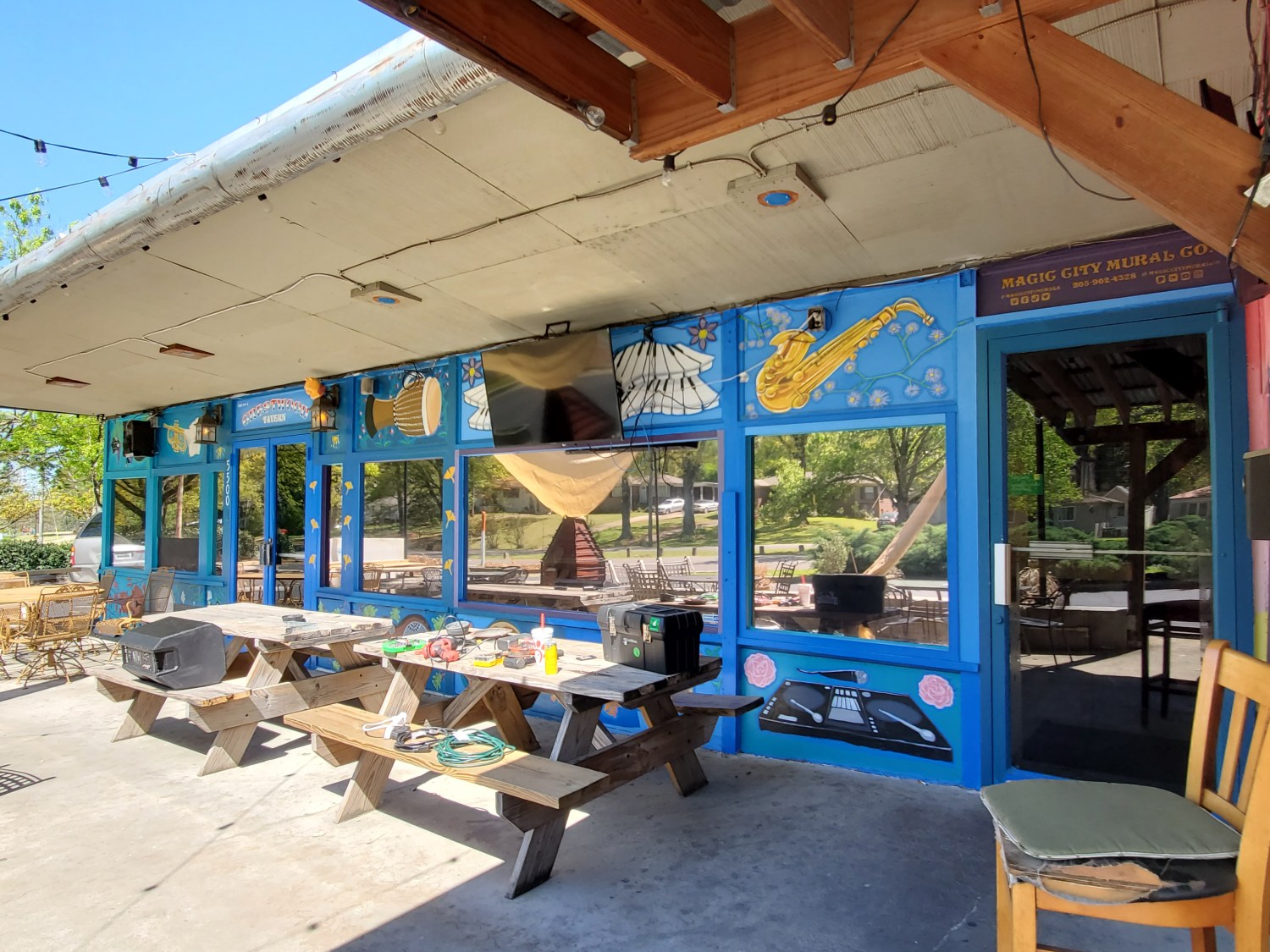 Celebrate Cinco de Mayo 2025 in Birmingham—events, specials + more 2 Instruments lining the mural of Crestwood Tavern