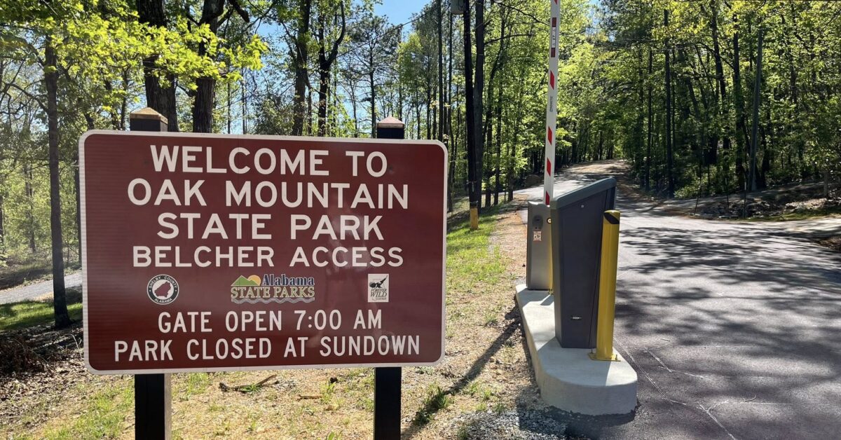 Triathlon Championships return to Oak Mountain State Park 7 entry gate