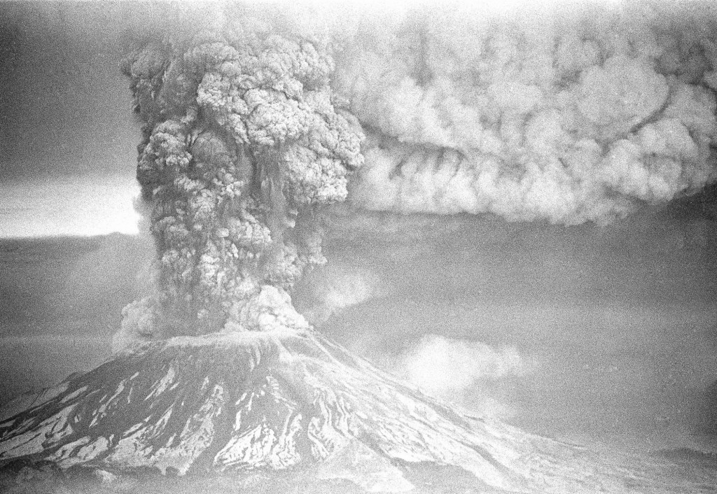 May 18, Mount St. Helens erupts