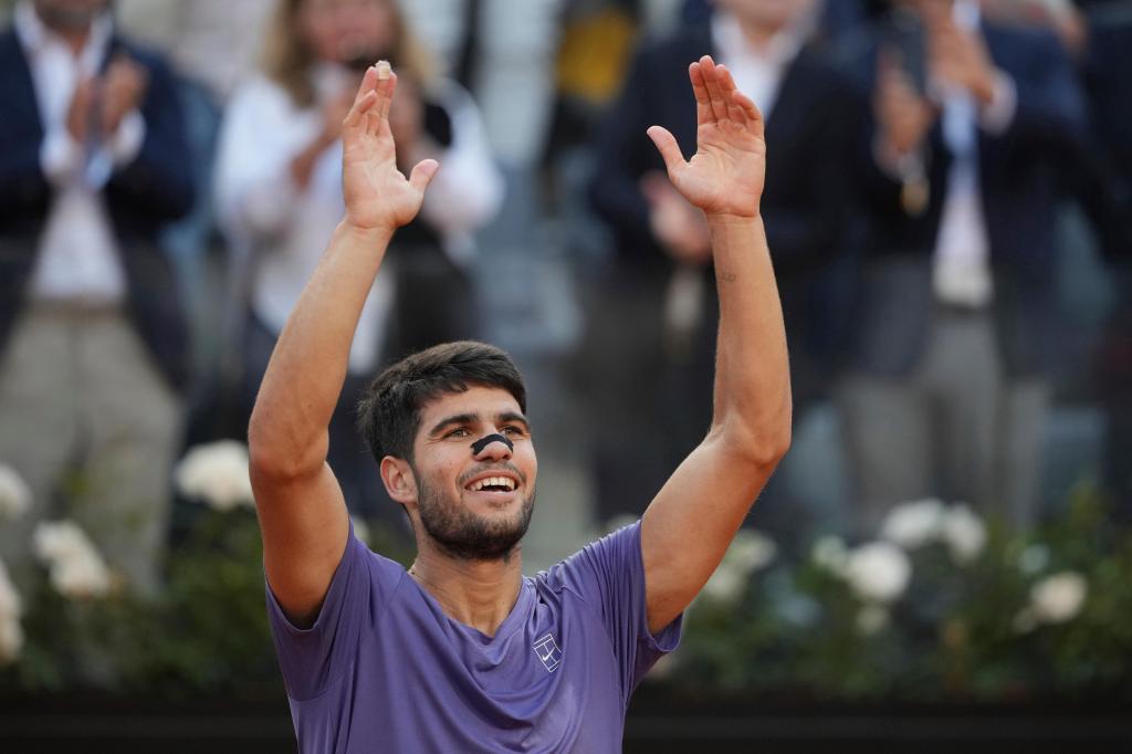 Alcaraz se impone a Sinner para ganar el Abierto de Italia, suma otro título en arcilla – Chicago Tribune