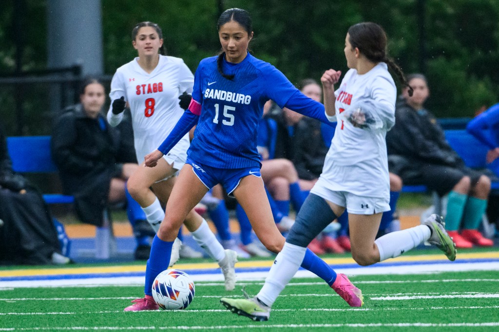 Gabby Dittmer leads Sandburg past Stagg