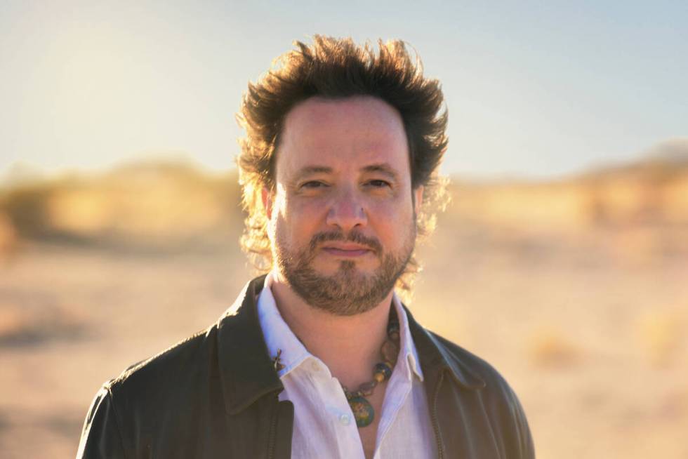 Giorgio Tsoukalos of The HISTORY Channel's "Ancient Aliens." Photo by: Mason Poole/A+ ...