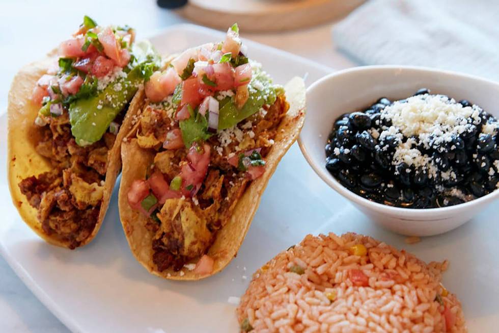 Breakfast tacos at the Broken Yolk Cafe, which is staying open late to celebrate Memorial Day w ...