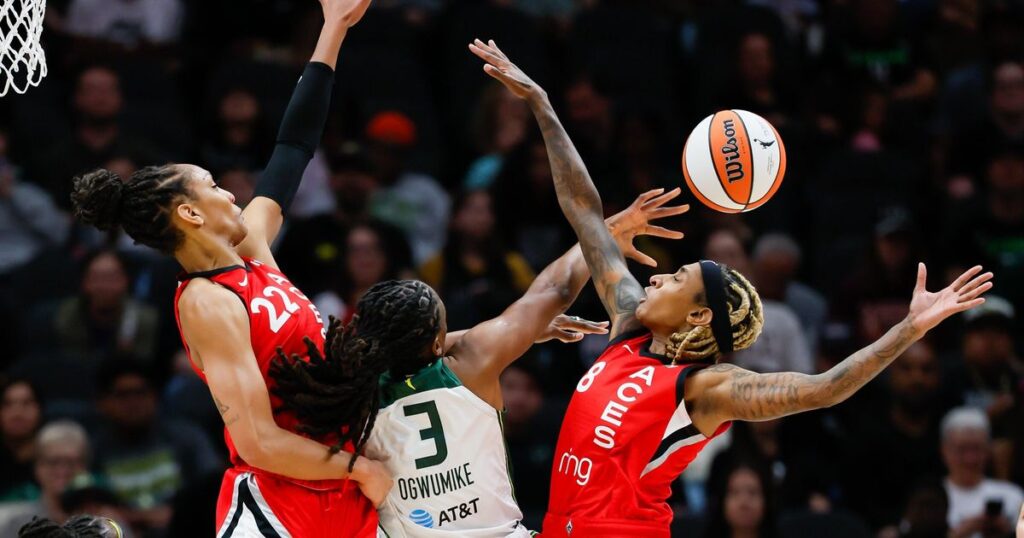 Storm deliver statement win, blow out nemesis Aces in Jewell Loyd’s return
