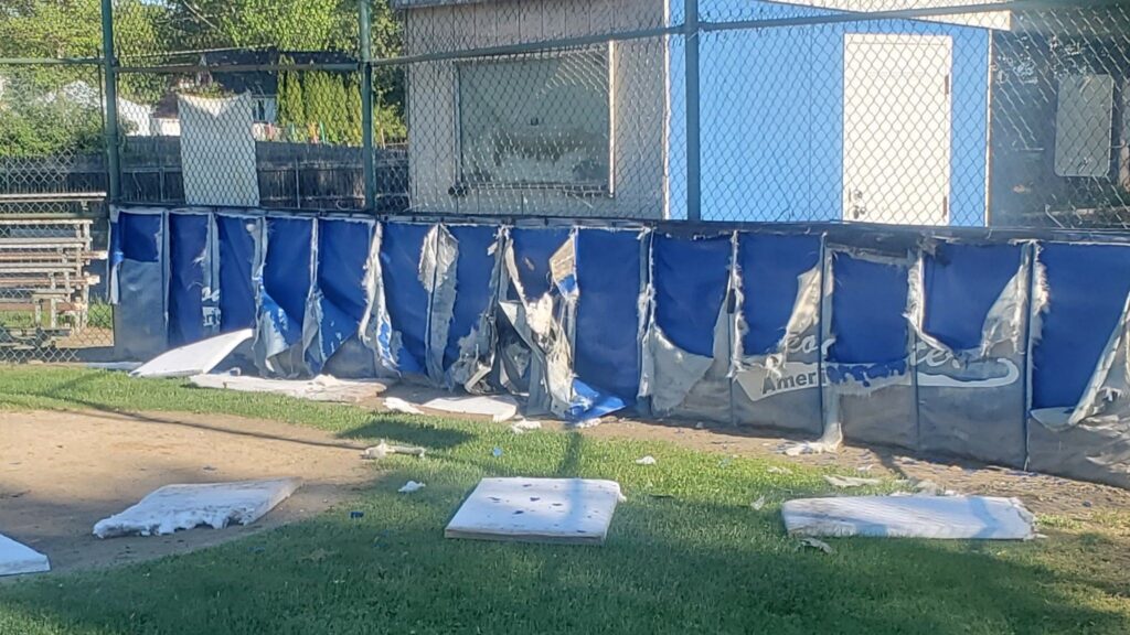 Vandals destroy Leominster Little League backstop