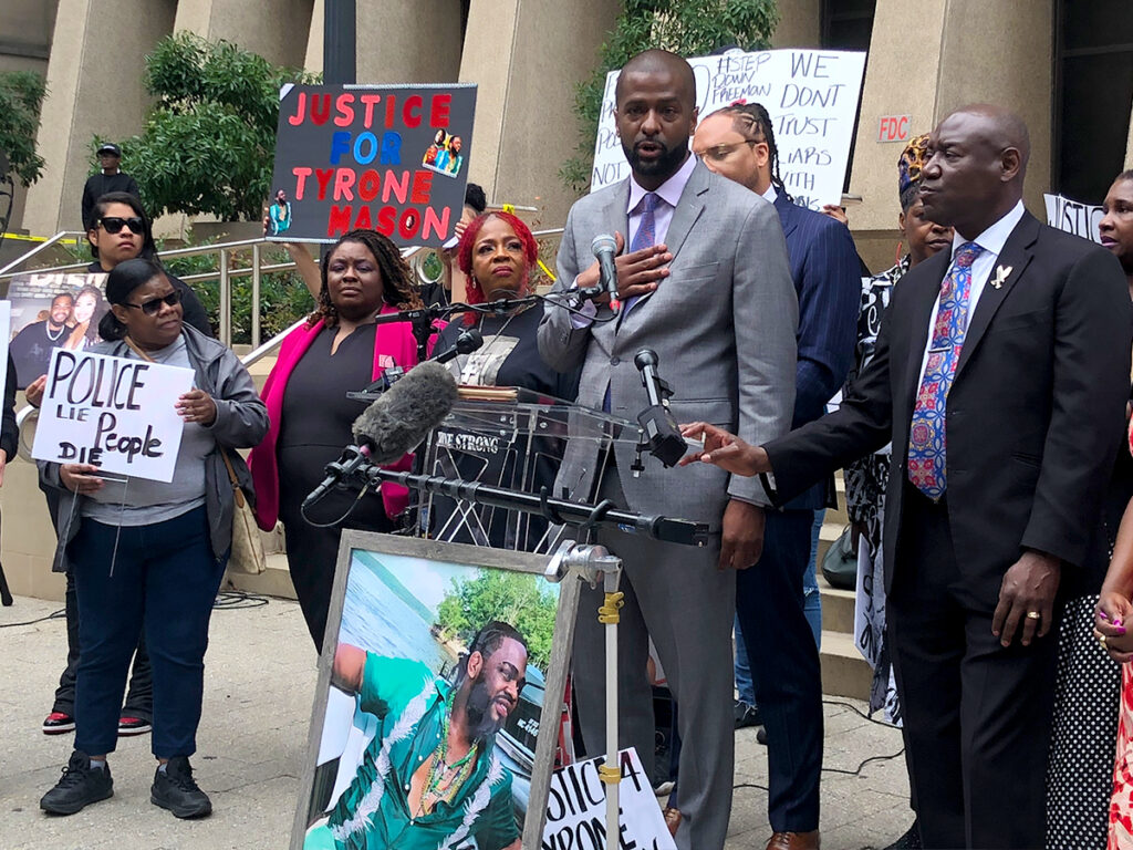 Tyrone Mason family, lawyers, activists speak out against Wake DA