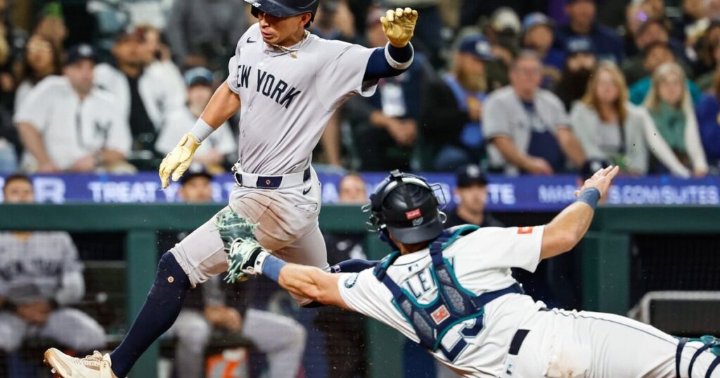Mariners’ losing streak reaches four as Yankees pound Emerson Hancock