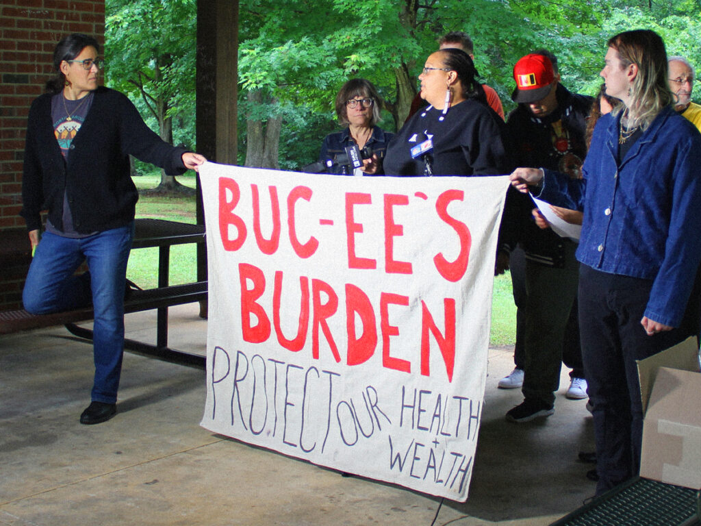 Buc-ee's opponents protest Mebane's upcoming gas station