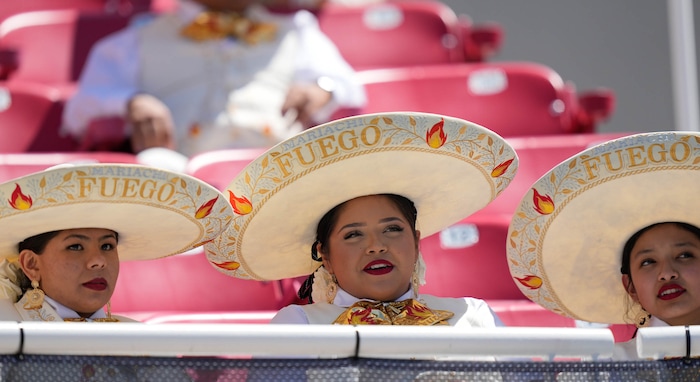 (Francisco Kjolseth  | The Salt Lake Tribune) The Mexico Men’s National Team takes on Switzerland in a MexTour match at Rice-Eccles Stadium on Saturday, June 7, 2025.