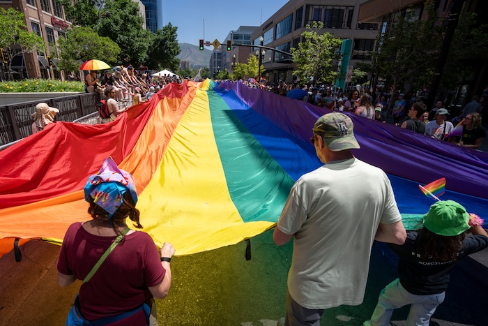 (Rick Egan | The Salt Lake Tribune) The 35th Pride Parade, on Sunday, June 8, 2025.