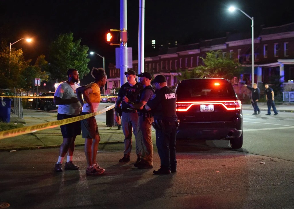 Second quadruple shooting of night in Baltimore