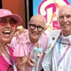 Eva Sollberger, Peter Harrigan and Stan Baker at the premier of Barbie at Palace 9