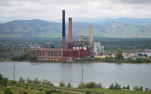 The Valmont Power Station, as seen from nearby Legion Park on June 17, 2025, in Boulder, Colorado. (Photo by RJ Sangosti/The Denver Post)
