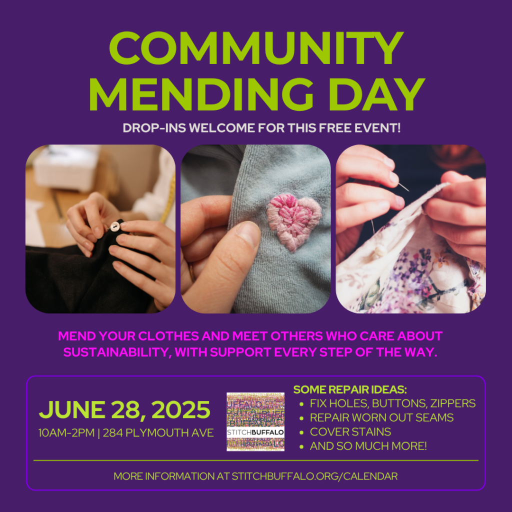 Drop-In Community Clothes Mending Day (FREE!)