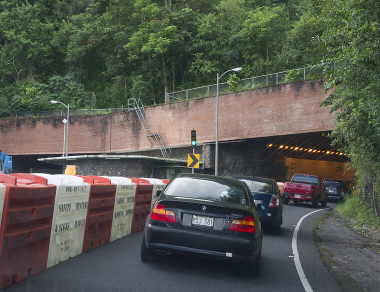 Likelike, Honolulu bound, to be closed for Wilson Tunnel work