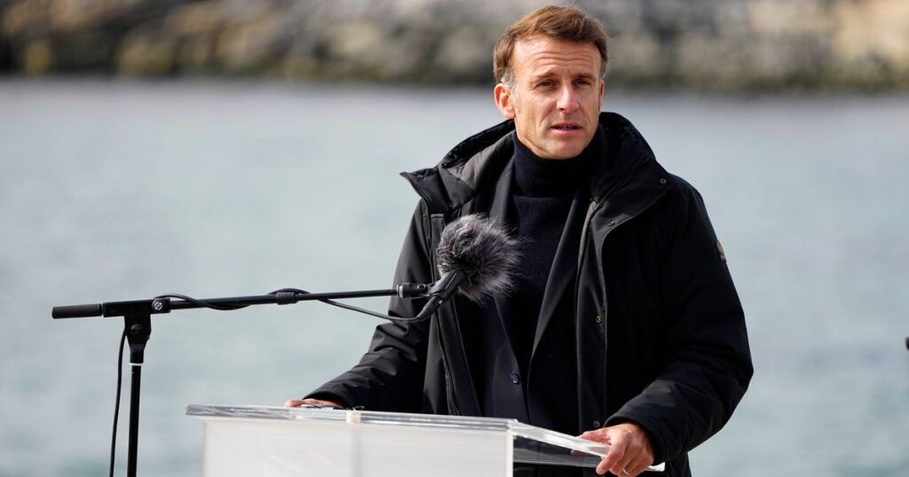 Macron visits Greenland to show European support for the strategic Arctic island coveted by Trump