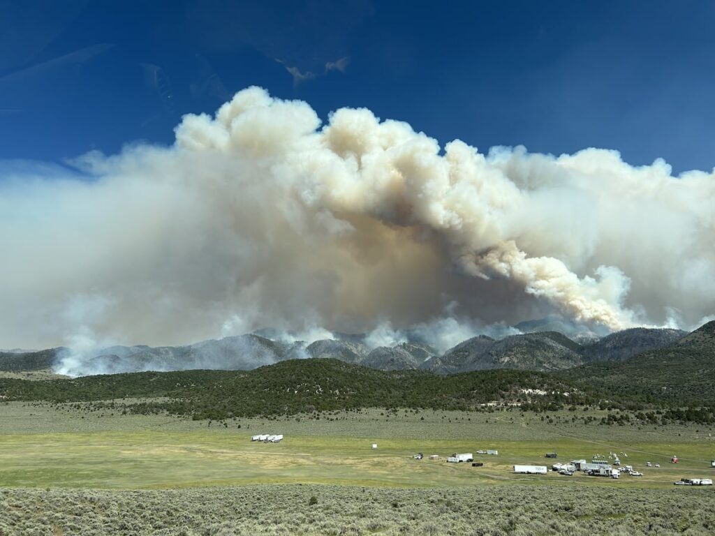 The Forsyth Fire and France Canyon Fire continue to spread across southern Utah