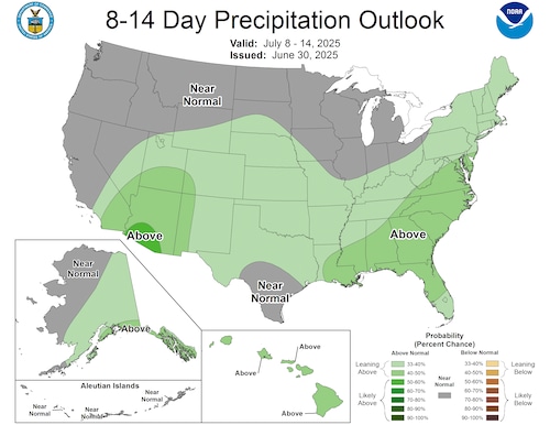 8-14 day precipitation outlook
