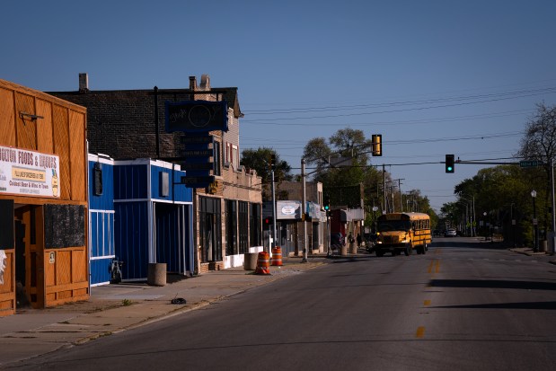 Downtown Dolton, Friday, May 9, 2025. (E. Jason Wambsgans/Chicago Tribune)