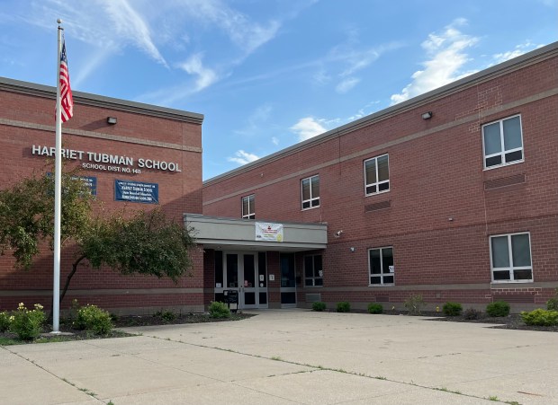 Harriet Tubman School in Dolton June 30, 2025, built on the site of the former Ivanhoe Manor School where Robert Francis Prevost, now Pope Leo XIV, attended kindergarten. (Brett Johnson/Daily Southtown)