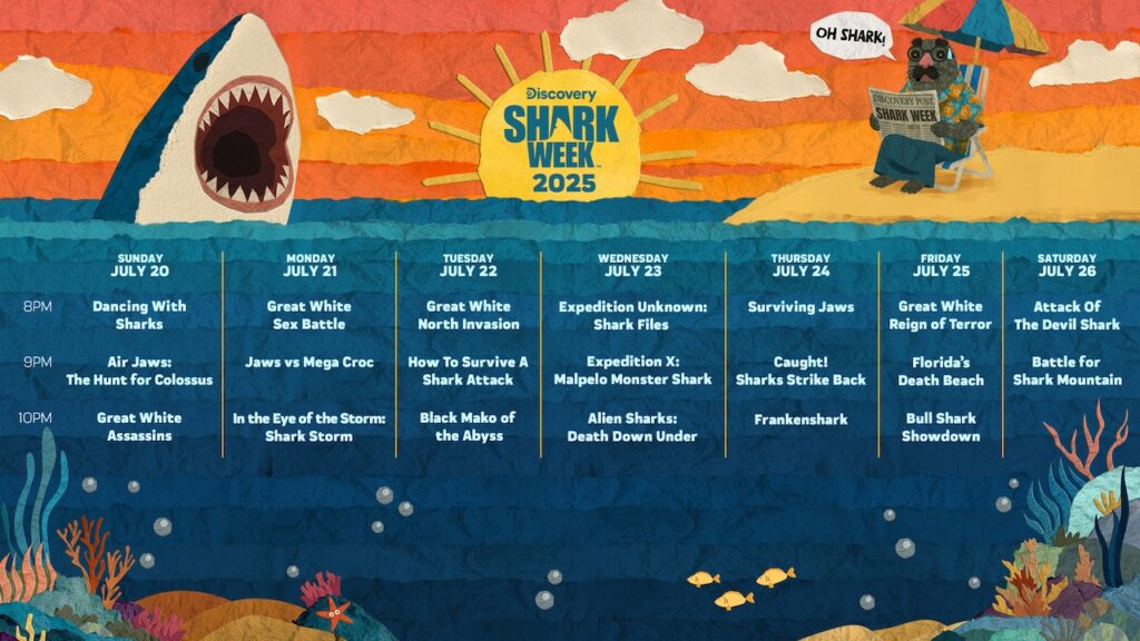 Shark Week 2025: Everything you need to know about upcoming releases